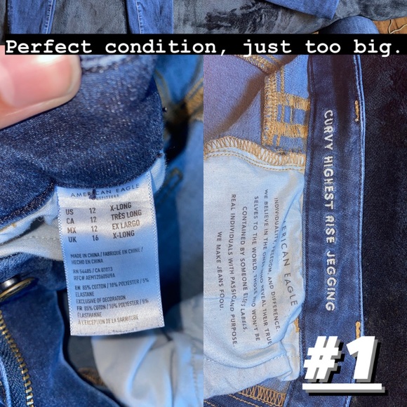 American Eagle Jeans - Picture 2 of 2